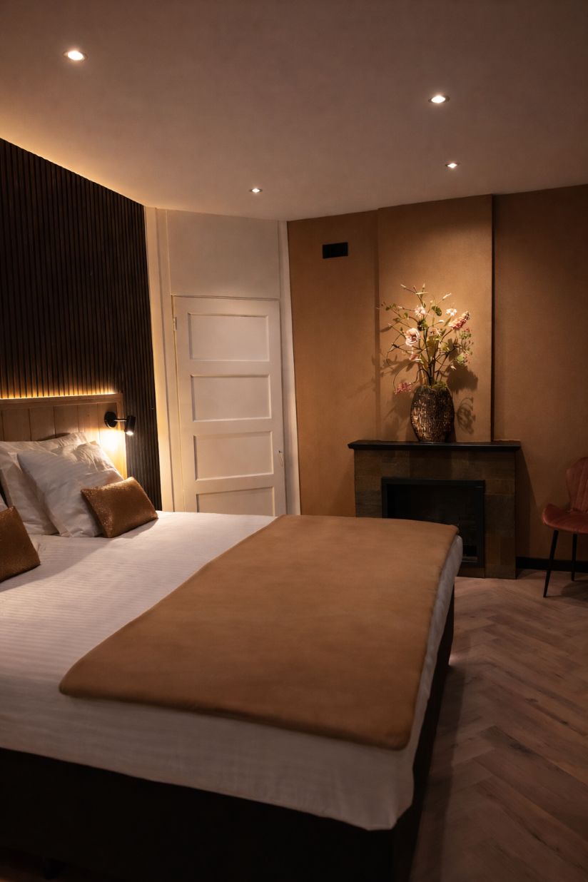 Overnachten in een kingsize bed